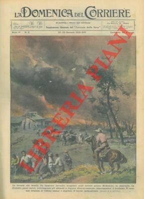 Un immenso incendio, scoppiato nelle foreste presso Melbourne, ha distrutto …