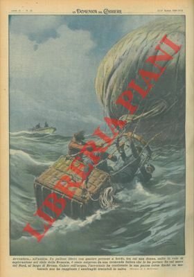 Un pallone libero con quattro persone a bordo, salito in …