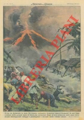 Un cratére vulcanico, formatosi improvvisamente in una zona centrale dell'isola …
