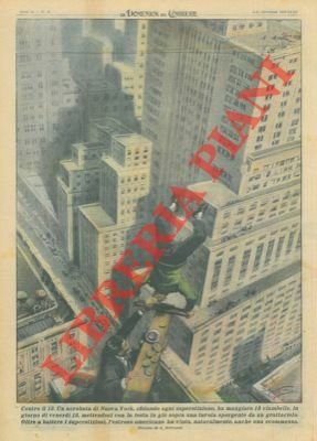 Un acrobata di Nuova York, sfidando ogni superstizione, ha mangiato …