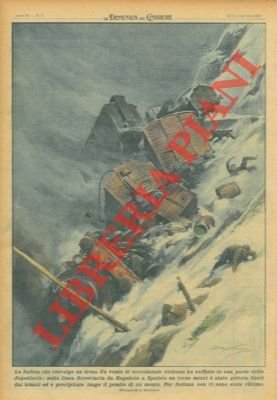 Bufera travolge un treno tra Zagabria e Spalato.