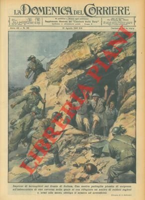 Sul fronte di Sollum i nostri bersaglieri obbligano un gruppo …