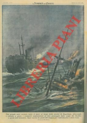 Grande nave corsara attacca e cola a picco i trasporti … | Immagine Gallery 1