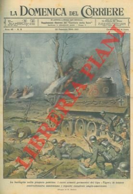 Nella pianura pontina, carri armati germanici annientano i reparti corazzati anglo - americani