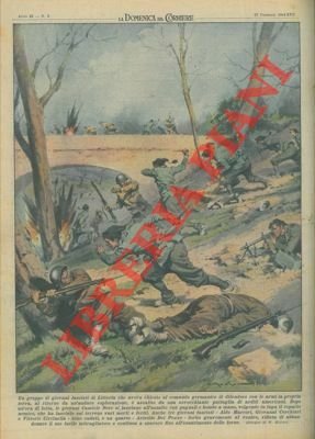 Gruppo di giovani fascisti di Littoria assalito da una pattuglia di americani.