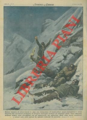 Sulle Alpi una formazione di bombardieri anglo - statunitensi dispersa …