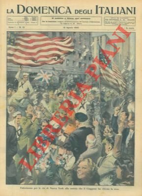 Entusiasmo per le vie di New York alla notizia che …