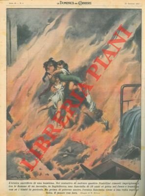 Fanciulla tredicenne si getta tra le fiamme di un incendio …