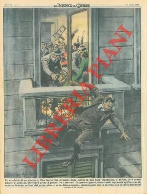 All'irruzione della polizia in una bisca clandestina, un grasso signore …