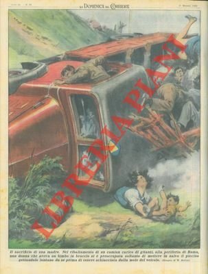 Nel ribaltamento di un camion carico di gitanti, donna che …