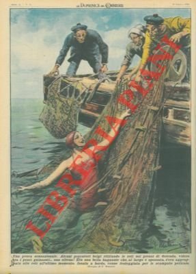 Pescatori belgi, ritirando le reti nei pressi di Ostenda, vedono …