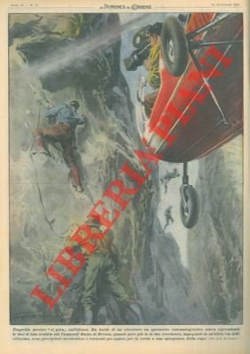 Mentre un operatore cinematografico riprende le fasi di una scalata, …