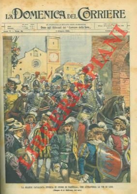 Grande cavalcata storica in onore di Fanfulla attraverso le vie …