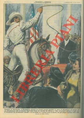 Parata popolare in onore di Eisenhower nel giorno del suo …