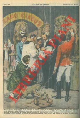 Figlio di un domatore da circo battezzato nella gabbia dei …