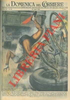 Durante un allenamento, Fausto Coppi cade a causa di una …