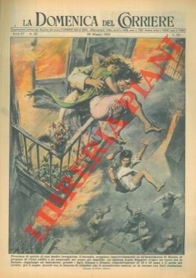 Durante un incendio, a Mestre una signora raggiungeva un balconcino …