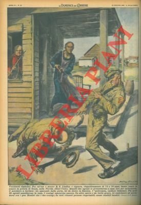 Due agenti presentatisi a casa di un anziano e di …