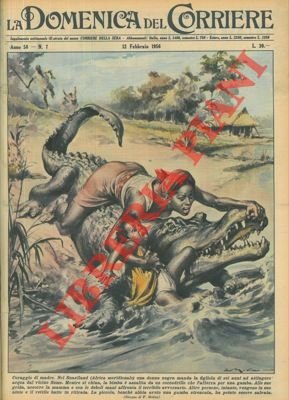 Madre salva bambina dalle fauci di un coccodrillo.