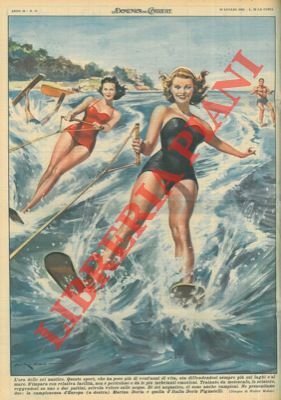 Si diffonde sempre di più sui laghi e al mare lo sci nautico.