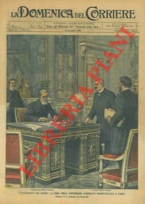 La firma della convenzione d'arbitrato franco - italiano.