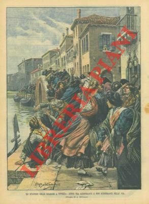 Zuffe tra scioperanti sigarettaie a Venezia.