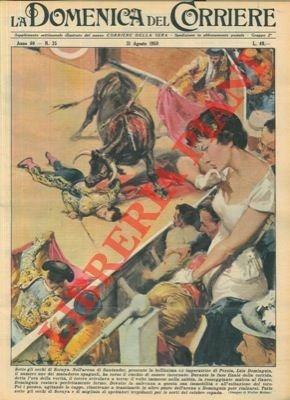 Nell'arena di Santander, presente l'ex imperatrice di Persia Soraya, Luis …