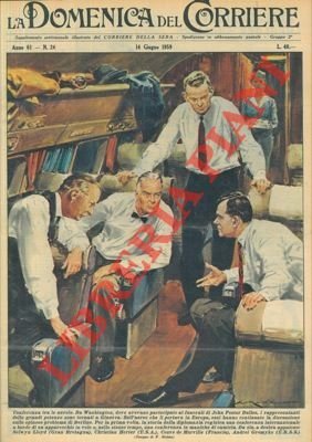 Conferenza internazionale a bordo di un apparecchio in volo.