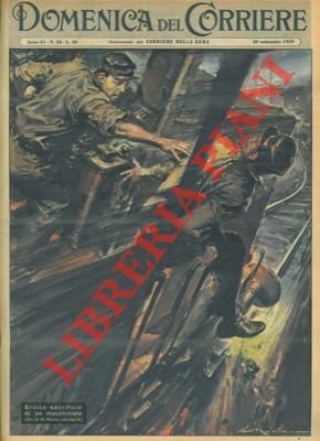 Eroico sacrificio di un macchinista. Al locomotore da lui guidato si rompevano i freni.