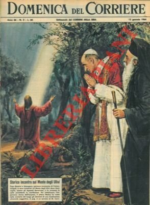 Incontro del Papa Montini con Atenagora, patriarca ecumenico di Costantinopoli, …