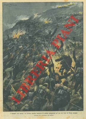 Furioso assalto di soldati giapponesi ad uno dei forti di …