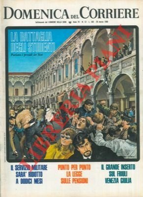 La battaglia nelle Università : gruppi di studenti fascisti contrari alle occupazioni.