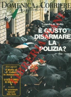 Tragedia ad Avola : è giusto disarmare la Polizia ?