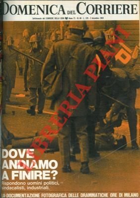 Dove andiamo a finire dopo i fatti di Milano ? …