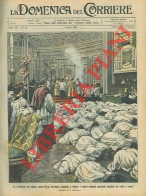 A S.Giovanni in Laterano ordinati i nuovi sacerdoti sdraiati col …
