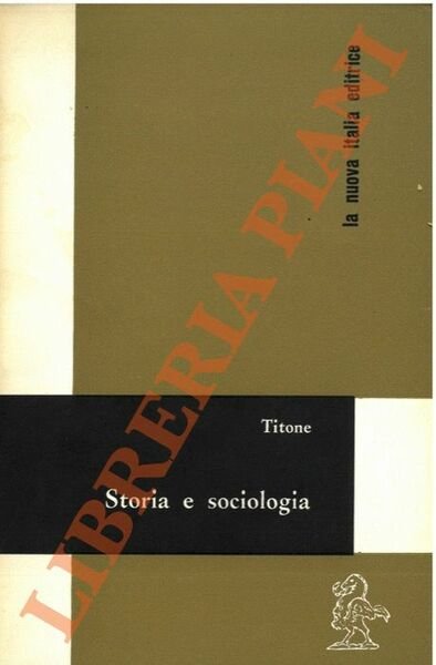 Storia e sociologia.