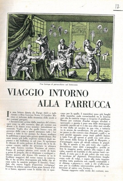 Viaggio intorno alla parrucca.