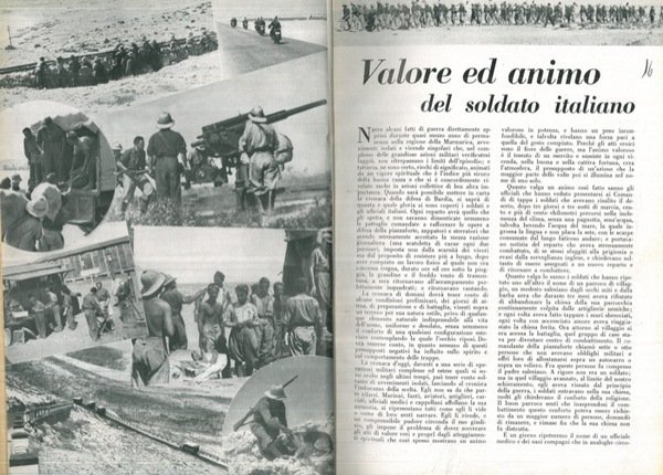 Valore ed animo del soldato italiano