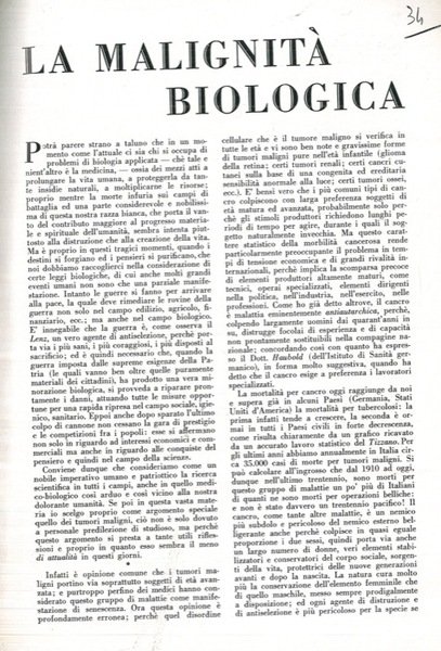 La malignità biologica.