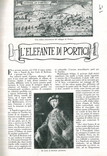 L'elefante di Portici.