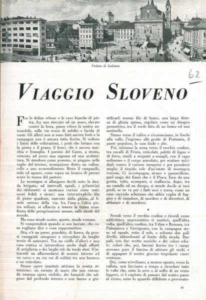 Viaggio sloveno.