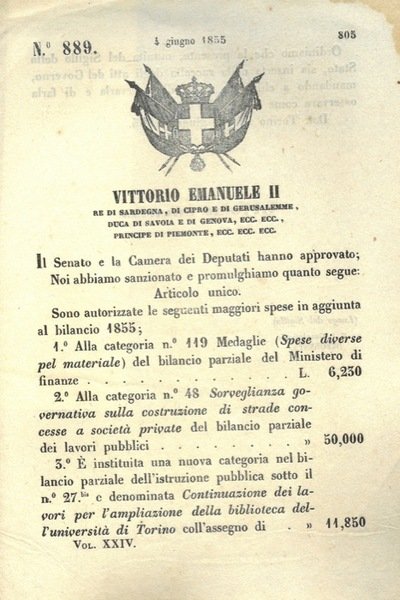 con cui si autorizzano spese straordinarie in aggiunta al bilancio …