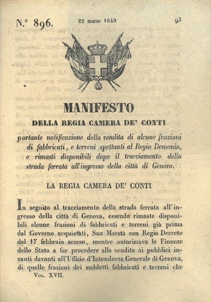 con cui si decide la vendita di alcune porzioni di …