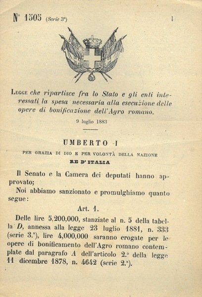 che ripartisce fra lo Stato e gli enti interessati la …