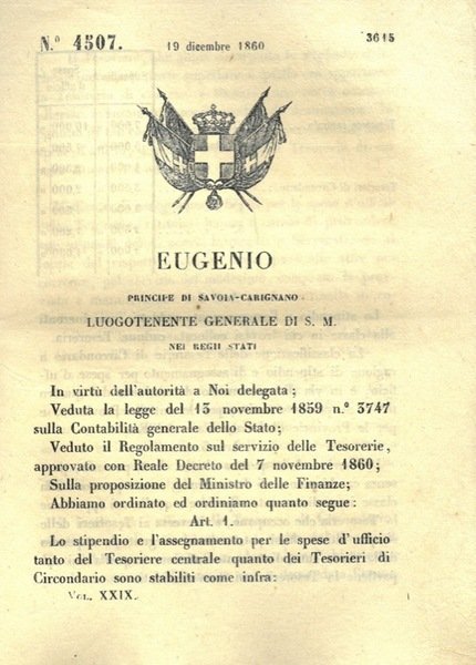 con il quale si stabilisce lo stipendio per le spese …