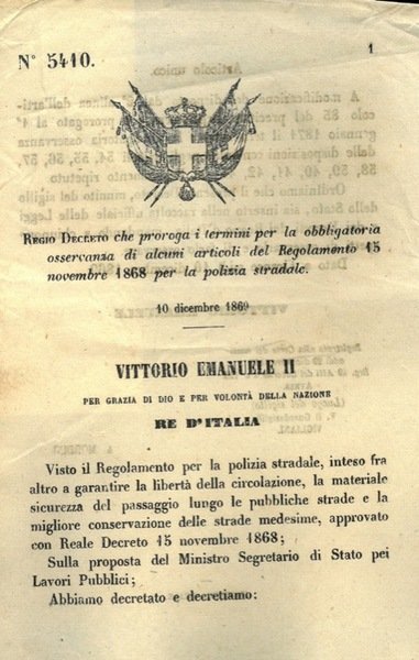 che proroga i termini per la obbligatoria osservanza di alcuni …