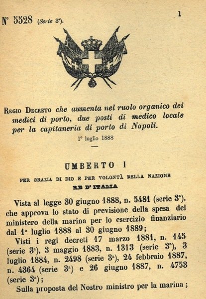 che aumenta nel ruolo organico dei medici di porto, due …