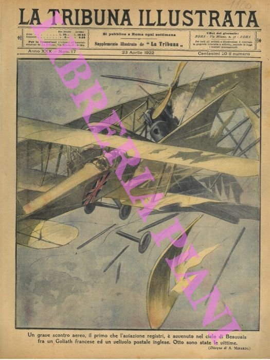 A Beauvais avviene il primo scontro della storia dell' aviazione …