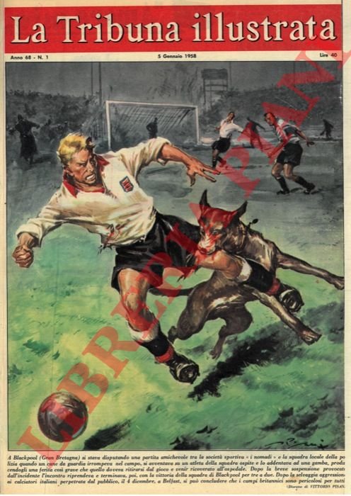 A Blackpool (Gran Bretagna) si stava disputando una partita amichevole …