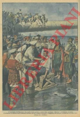 A bordo della "Renown", il Principe di Galles sottoposto alla …